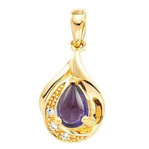 Pendant Mounting for Pear Shape Center