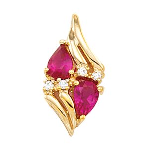 Pendant Mounting for Pear Shape Center