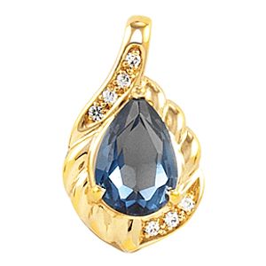 Pendant Mounting for Pear Shape Center