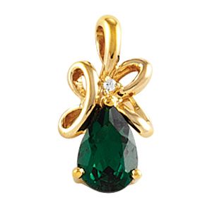 Pendant Mounting for Pear Shape Center