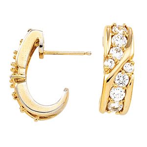 J-Hoop Earring Mounting 