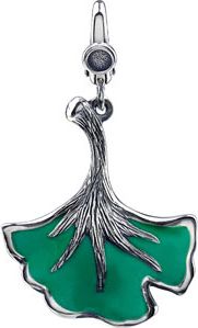 Enamel Leaf Charm