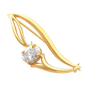 Brooch Mounting for Oval Center