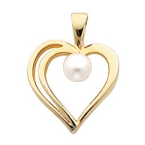 Heart Pendant Mounting for Pearl
