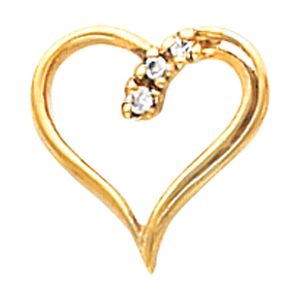 Heart Pendant Slide Mounting