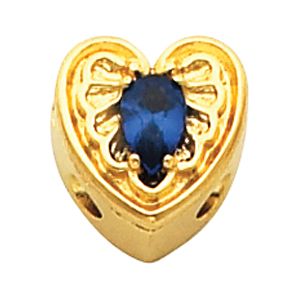 Heart Bracelet Slide Mounting 