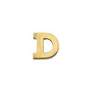 Block Initial Tie Tack Without Diamond