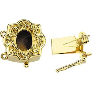 Bracelet Slide Mounting with Clasp