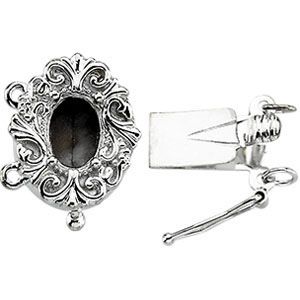 Bracelet Slide Mounting with Clasp