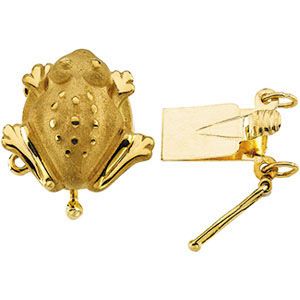 Frog Bracelet Slide with Clasp