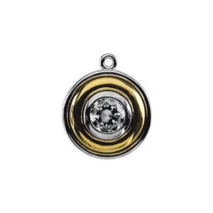 Two Tone Dangle Mounting for Round Center