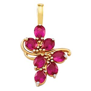 Pendant Mounting for Pear Shape Center