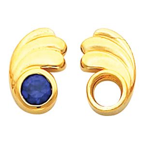 Earring Mounting for  Round Center