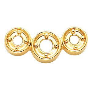 3 Stone Necklace Center Mounting