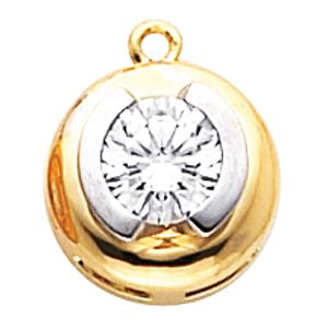 Two Tone Dangle Mounting for Round Center