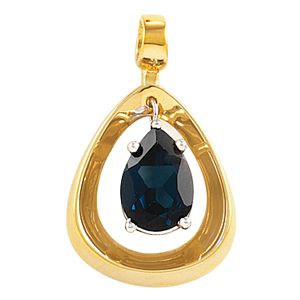 Pendant Mounting for Pear Shape Center