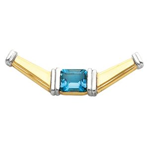 Necklace Mounting for Emerald/Octagon Center