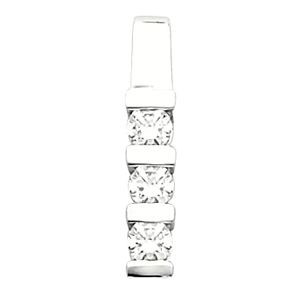 3-Stone Chain Slide Mounting