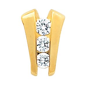 3 Stone Earring Mounting