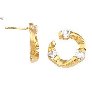 3 Stone Earring Mounting 