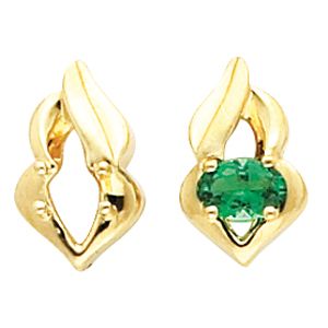  Earring Mounting for Oval Center