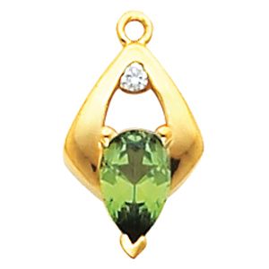 Dangle Mounting for Pear Shaped Center