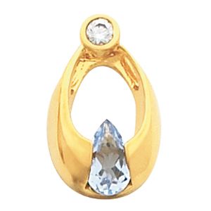 Chain Slide Mounting for Pear-Shape Center