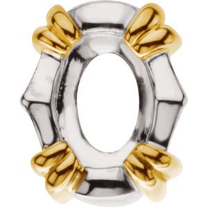 Earring Mounting for Oval Center