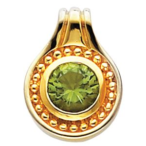 Beaded Design Solitaire Pendant Mounting
