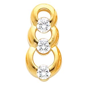 3 Stone Chain Slide Mounting