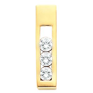 3-Stone Chain Slide Mounting