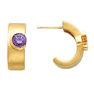 Earring Mounting for  Round Center