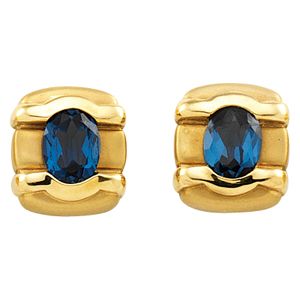 Earring Mounting for Oval Center