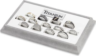 Titanium 13 pc. Wedding Band Kit #8