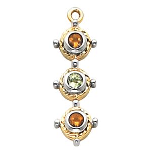 Three Stone Dangle for Round Stones