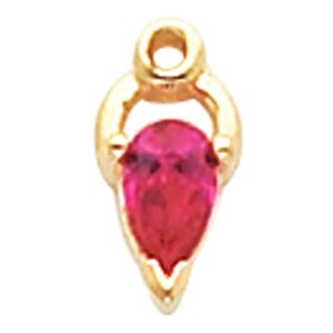 Dangle Mounting for Pear Shaped Center