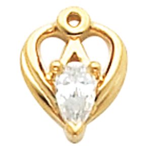 Dangle Mounting for Pear Shaped Center