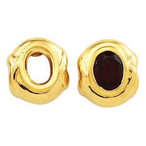 Earring  Mounting for Oval Center