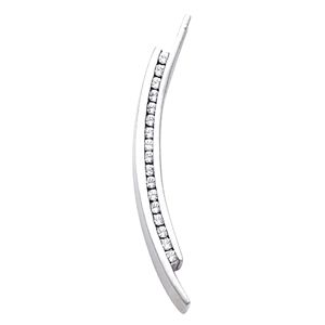 Curved Vertical Linear/Curvilinear Design Pendant Mounting