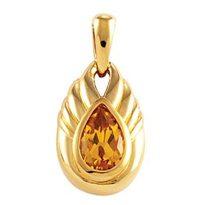 Pendant Mounting for Pear Shape Center