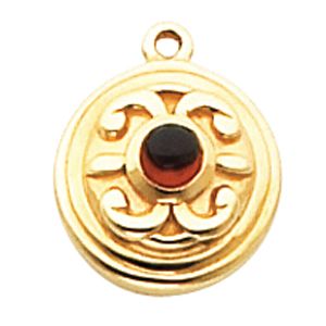 Etruscan-Inspired Solitaire Dangle Mounting