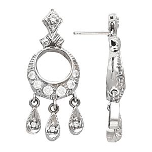 Vintage Design Chandelier Earring  Mounting 