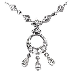 Vintage Design Necklace Center Mounting