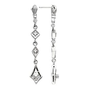 Vintage Design Earring  Mounting 