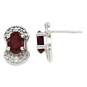 Earring Mounting for Oval Center