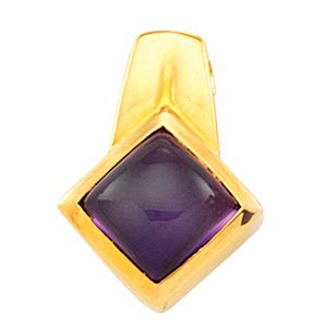Solitaire Pendant Mounting for Square/Princess Center