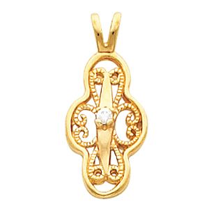 Filigree Pendant Mounting 