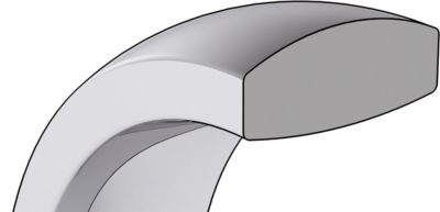 Comfort Fit Wedding Bands Cross Section