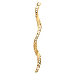 Vertical Twist Wavy Linear/Curvilinear Design Pendant Mounting