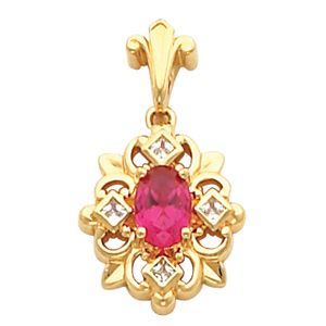 Pendant Mounting for Oval Center
